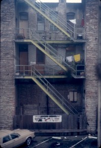 Lucca parking lot opposite 1979 Photo Gregory Kerwin