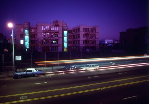Moonrise over Gompers High 2 Photo 1984 Gregory Kerwin